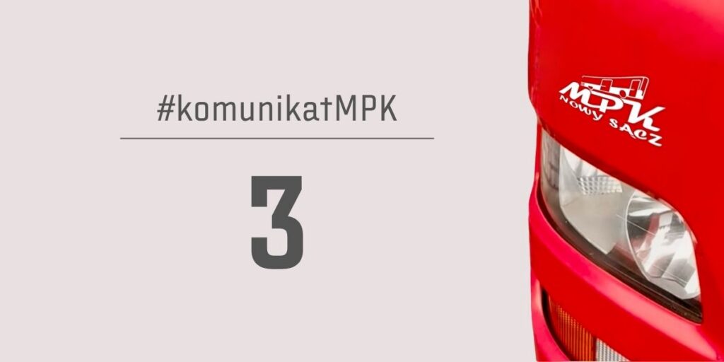 Zmiana rozkładu jazdy linii nr 3 od 21.09.2026r.